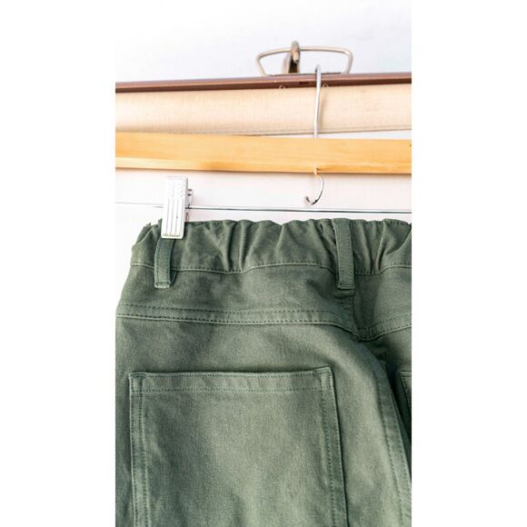 Joseph Gabardine Stretch High Rise Button Fly Straight Leg Trouser Pants Size 6 - Picture 11 of 13